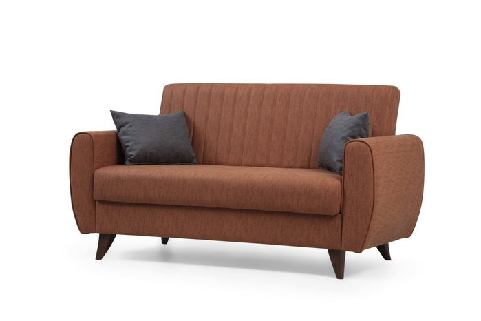 Atelier Del Sofa Alkon Sofá Cama de 2 Plazas Rojo Teja Atelier Del Sofa Alkon Sofá Cama de 2 Plazas Rojo Teja